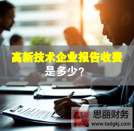 高新技術(shù)企業(yè)報告收費是多少？