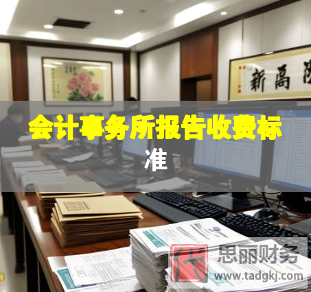 會計事務(wù)所報告收費標準