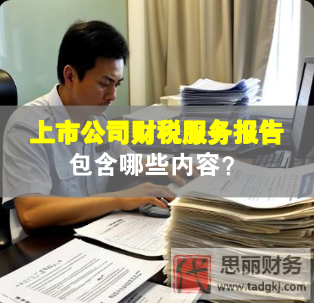 上市公司財(cái)稅服務(wù)報(bào)告包含哪些內(nèi)容？