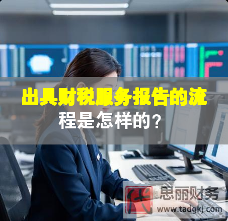 出具財稅服務報告的流程是怎樣的？